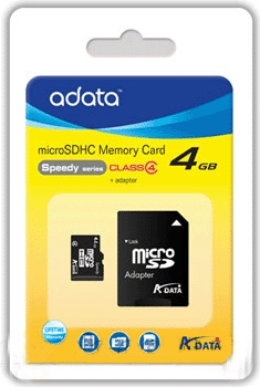 A-Data 4GB - microSDHC