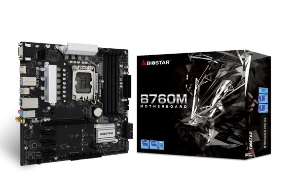 Biostar B760MX2-E PRO D4 DDR4 LGA1700 mATX Motherboard