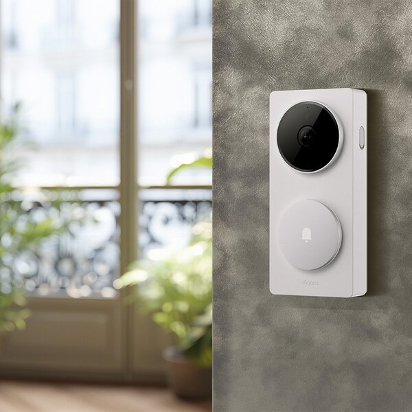 Aqara Doorbell Camera Hub G410 Select -älykäs video-ovikello, Valkoinen