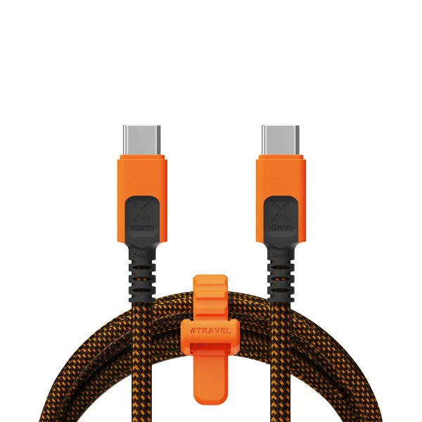 Xtorm Xtreme CXX2006 USB-C kabel, 240 W, 1,5 m, svart