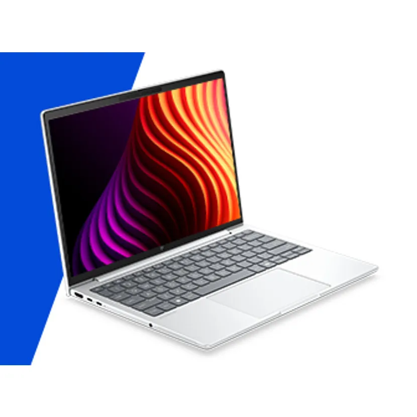 HP EliteBook 8 G2i 13.3" Ultra 7 325, 16 GB, 512 GB, Win 11 Pro - b&auml;rbar dator, silver