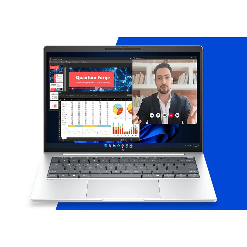 HP EliteBook 8 G2i 14.0" Ultra 5 325, 32GB, 512GB, Win 11 Pro - Notebook, Silver
