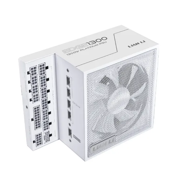 Lian Li Edge White Edition 1300W -virtal&auml;hde, 80 Plus Platinum