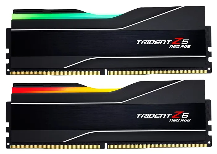 G.Skill 256GB (4 x 64 GB) DDR5 6000MHz CL36 1.25V Trident Z5 NEO RGB Black