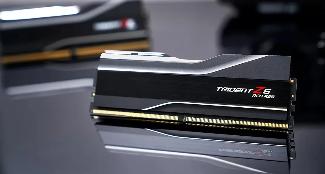 G.Skill 256GB (4 x 64 GB) DDR5 6000MHz CL36 1.25V Trident Z5 NEO RGB Black