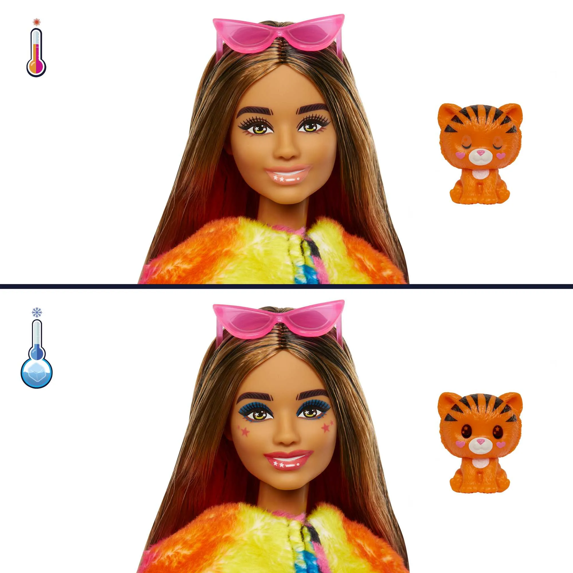 Mattel Barbie Cutie Reveal Jungle Series - Tiger, toy figure