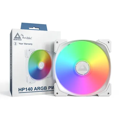 Montech HP140 ARGB PWM White