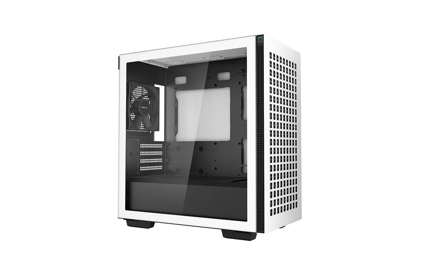 DeepCool CH370 Micro-ATX Case, White
