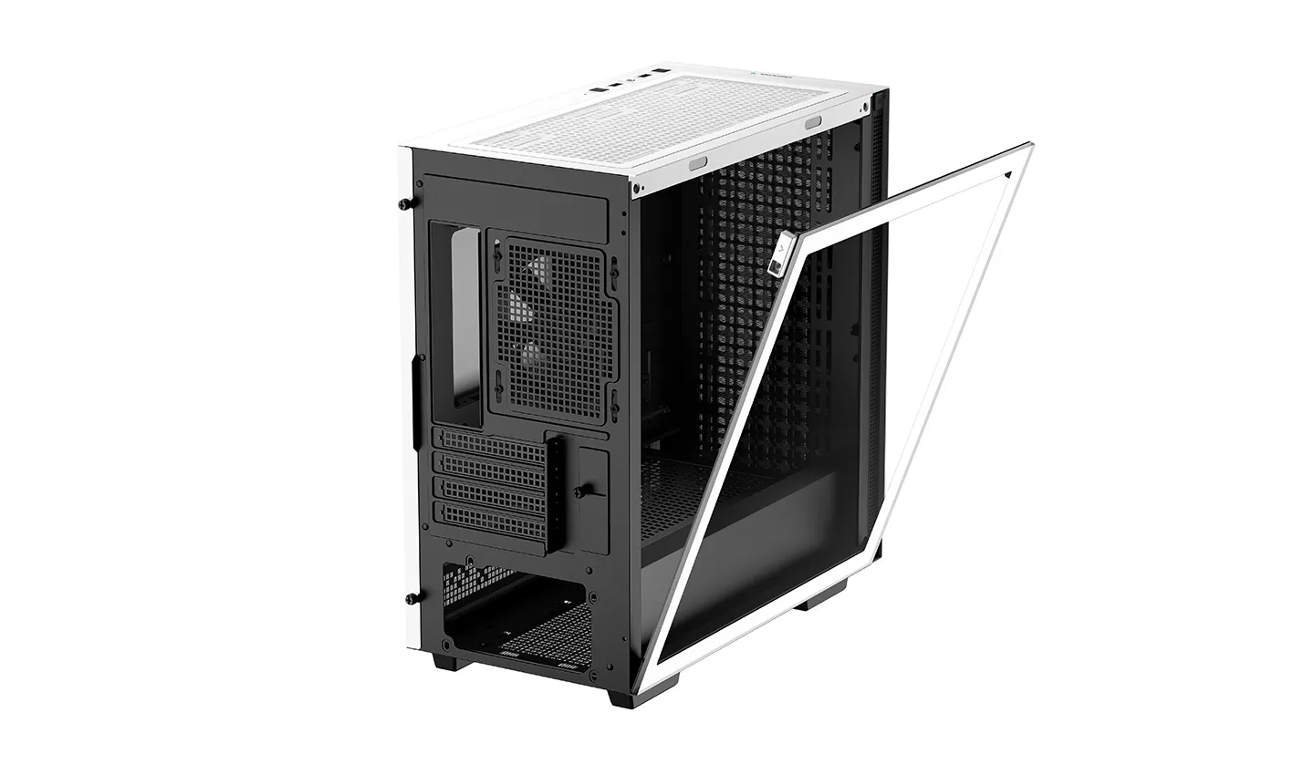 DeepCool CH370 Micro-ATX Case, White