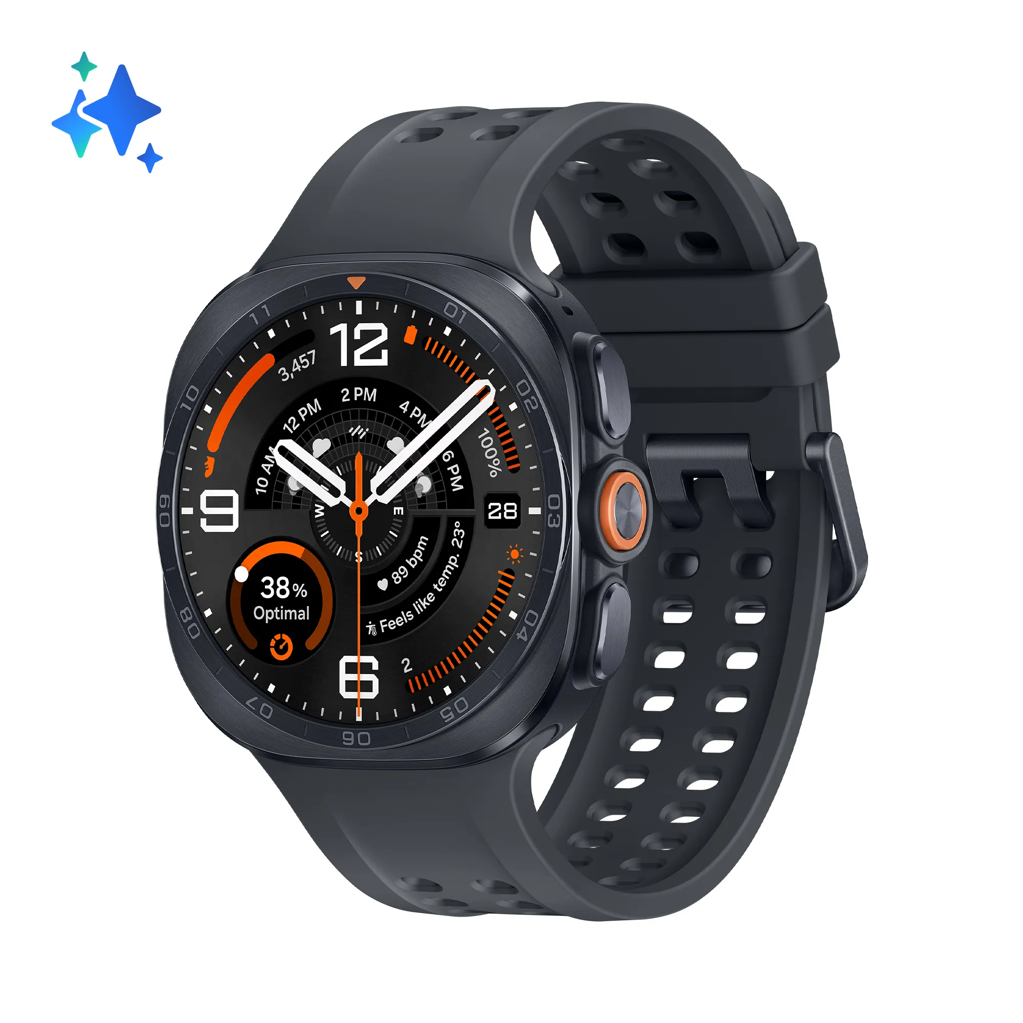 Samsung Galaxy Watch Ultra2 LTE 47mm smartklocka, titanium gray