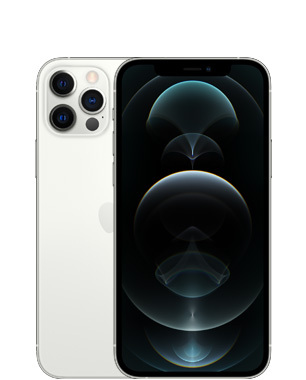 Renoverad iPhone 12 Pro 256 GB, silver (Bruksskick, nytt batteri)