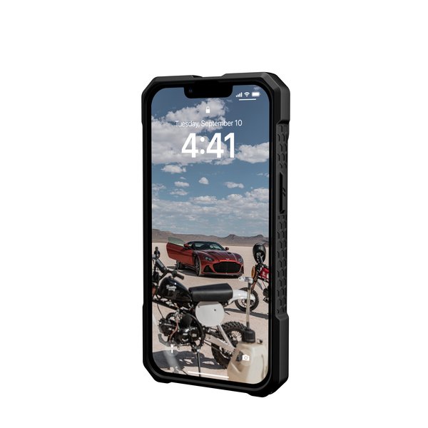 UAG Monarch Pro Kevlar MagSafe, iPhone 14 -suojakuori, Musta