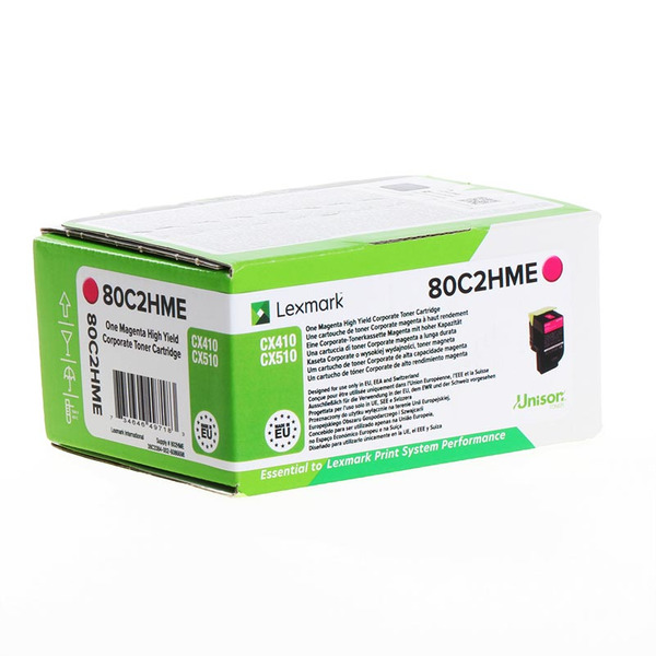 Lexmark 80C2HME toner cartridge, Magenta