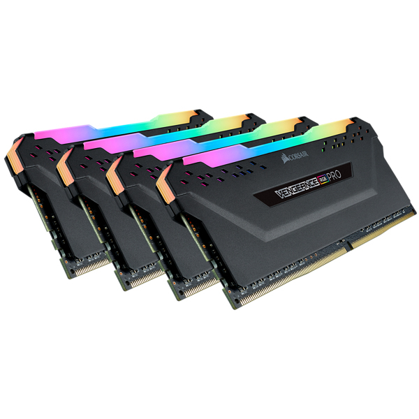 Corsair Vengeance RGB Pro 32GB (4 x 8 GB) DDR4 4000 MHz, CL19 - memory, Black