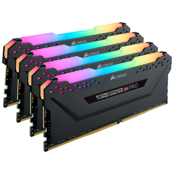 Corsair Vengeance RGB Pro 32GB (4 x 8 GB) DDR4 4000 MHz, CL19 - memory, Black