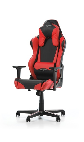 DXRacer Racing Shield Spelstol - Svart R&ouml;d