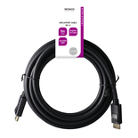 Deltaco DisplayPort 1.4 8K/60Hz -kaapeli, 5m, Musta, LSZH