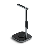 Satechi 2-in-1-headphone stand and wireless charger, black