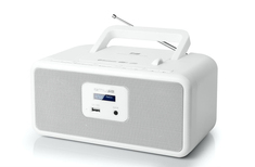 Muse M-32 DBW - portable radio, DAB+/FM/CD/USB, white