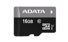 A-Data Premier 16GB MicroSDHC - memory card + SD adapter