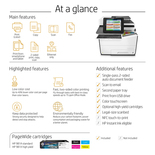 HP PageWide Enterprise MFP 586z Duplex, LAN, A4 -värimustesuihkutulostin