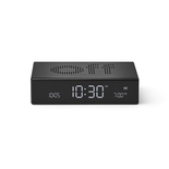 Lexon Flip Premium Black Alarm Clock