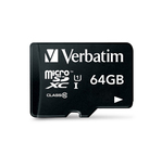 Verbatim Premium 64 Gt MicroSDXC -muistikortti + SD-adapteri