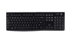 Logitech K270 - trådlös tangentbord, svart