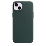 Apple iPhone 14 Plus, MagSafe - läderskal, Forest Green