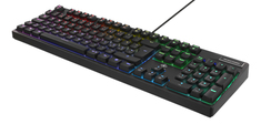 Deltaco Gaming GAM-028 RGB - gaming tangentbord, Outemu Red, svart