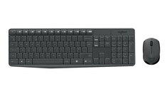 Logitech MK235 - wireless keyboard and mouse, black