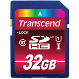 Transcend 32GB Class 10 UHS-I - SDHC