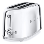 Smeg TSF02SSEU - toaster, 4 slots, Polished Steel