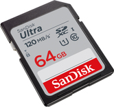 SanDisk Ultra 64 Gt SDXC -muistikortti (120 MB/s)