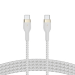 BOOST CHARGE USB-C to USB-C 2.0_Braided Silicon, 1m, White