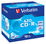 CD-R AZO, 52X, Crystal (10)