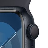 Apple Watch Series 9 GPS 41mm Midnight Aluminium Case with Midnight Sport Band - S/M