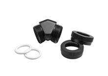 Phanteks 12mm Hard Tube Adapter 45° - Black