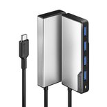 ALOGIC USB-C Fusion SWIFT 4-i-1-hubb ? Rymdgrå