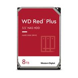 WD Red Plus 3.5", 8 Tt, 5400 RPM, 128 MB -kovalevy (NAS)