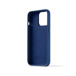 Mujjo Full Leather Case, iPhone 14 Pro, MagSafe - Case, Blue