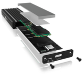 USB Type-C enclosure for M.2 NVMe SSD - RGB illuminated