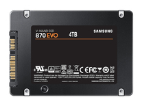 Samsung 870 EVO 4 Tt, SATA III, 2.5" -SSD-levy