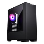 Phanteks Eclipse G300 Air, Tempered Glass, DRGB, Midi ATX-kotelo, musta