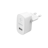 Single USB-A Wall Charger 12W White