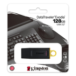 Kingston 128 Gt DataTraveler Exodia USB 3.2 Gen 1 (3.1 Gen 1) -muistitikku, Musta