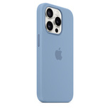 Apple iPhone 15 Pro, MagSafe - silicone case, Winter Blue