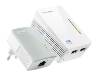 TP-LINK AV 600 WiFi Powerline Extender Starter Kit, 600Mbps, WLAN, vit