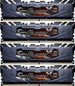 G.Skill Flare X AMD 32GB (4 x 8GB) DDR4 2400 MHz, CL15 - memory