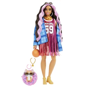 Amazon.com: Barbie Doll, Brunette, Wearing Yellow and Purple
